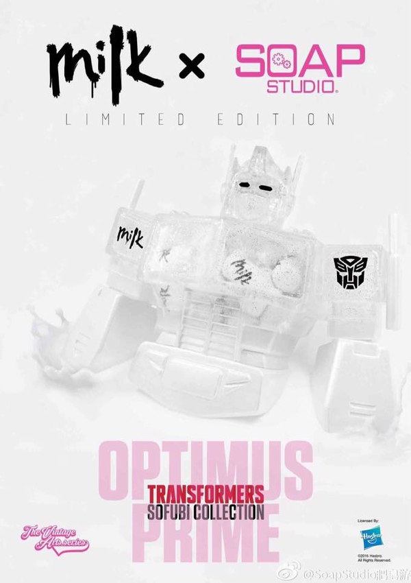 First Look VA001 Milk Optimus Prime Clear Figure   Sofubi Tranformers Collection From Milk + Soap Studio  (6 of 9)
